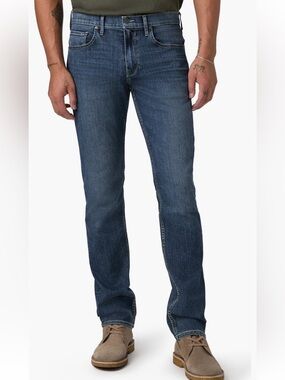 Preowned PAIGE Men's Mid-Blue Straight Jeans